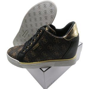 guess flowurs wedge sneakers